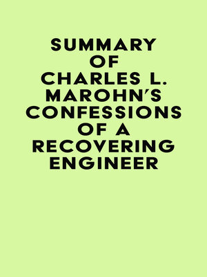 cover image of Summary of Charles L. Marohn's Confessions of a Recovering Engineer